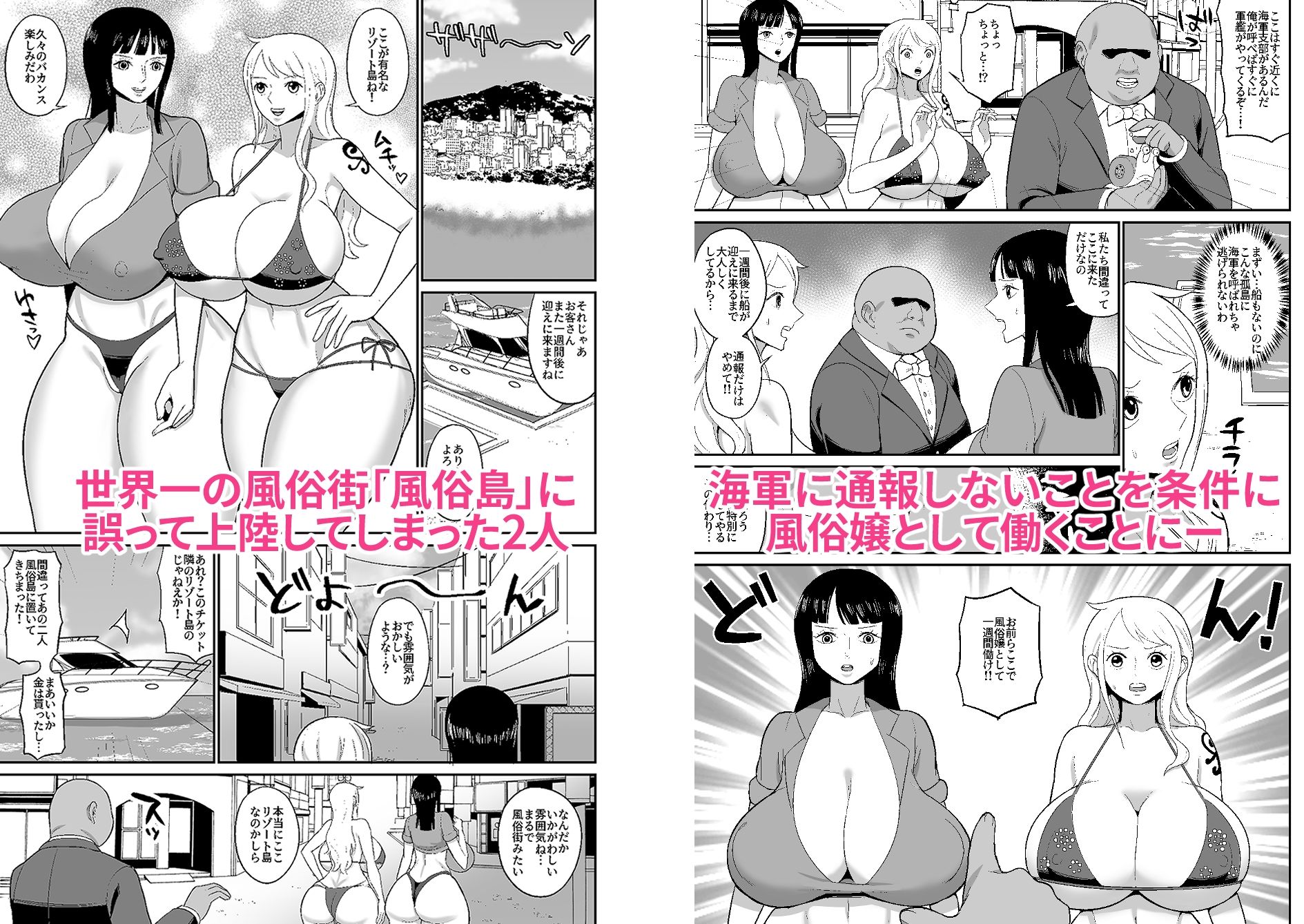 一億ベリー稼ぐまで出られない風俗島 1枚目