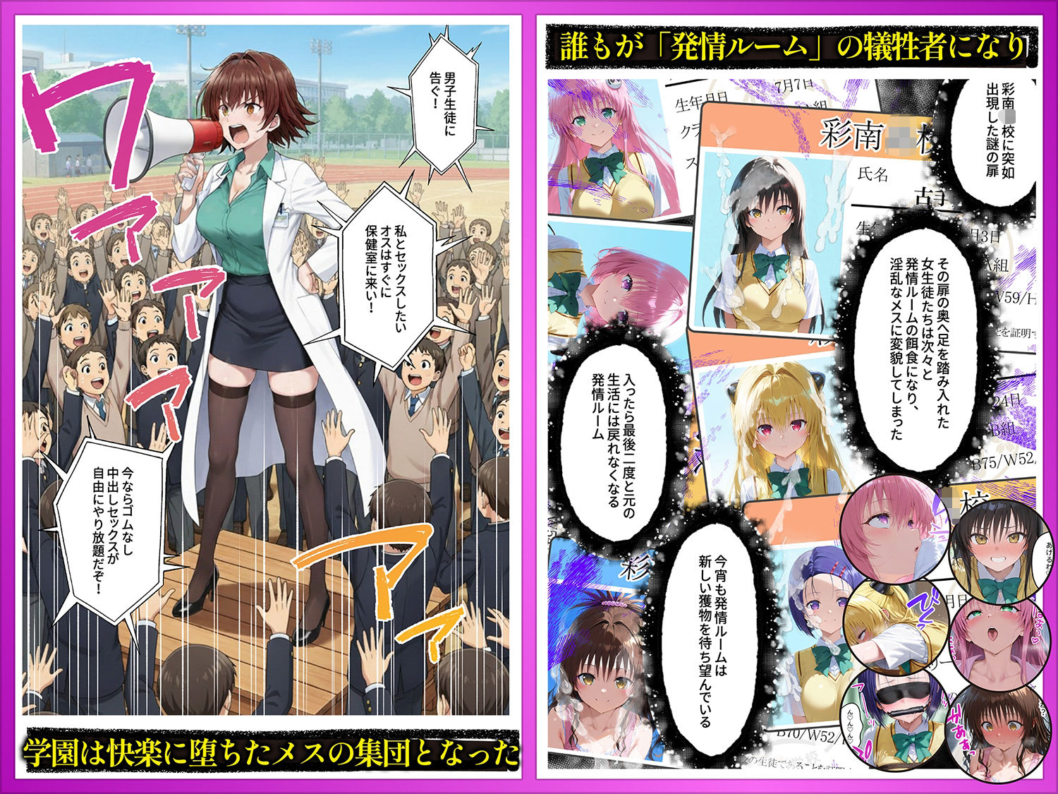 発情ルーム 総集編 その部屋は絶対に入ってはいけない― 1枚目