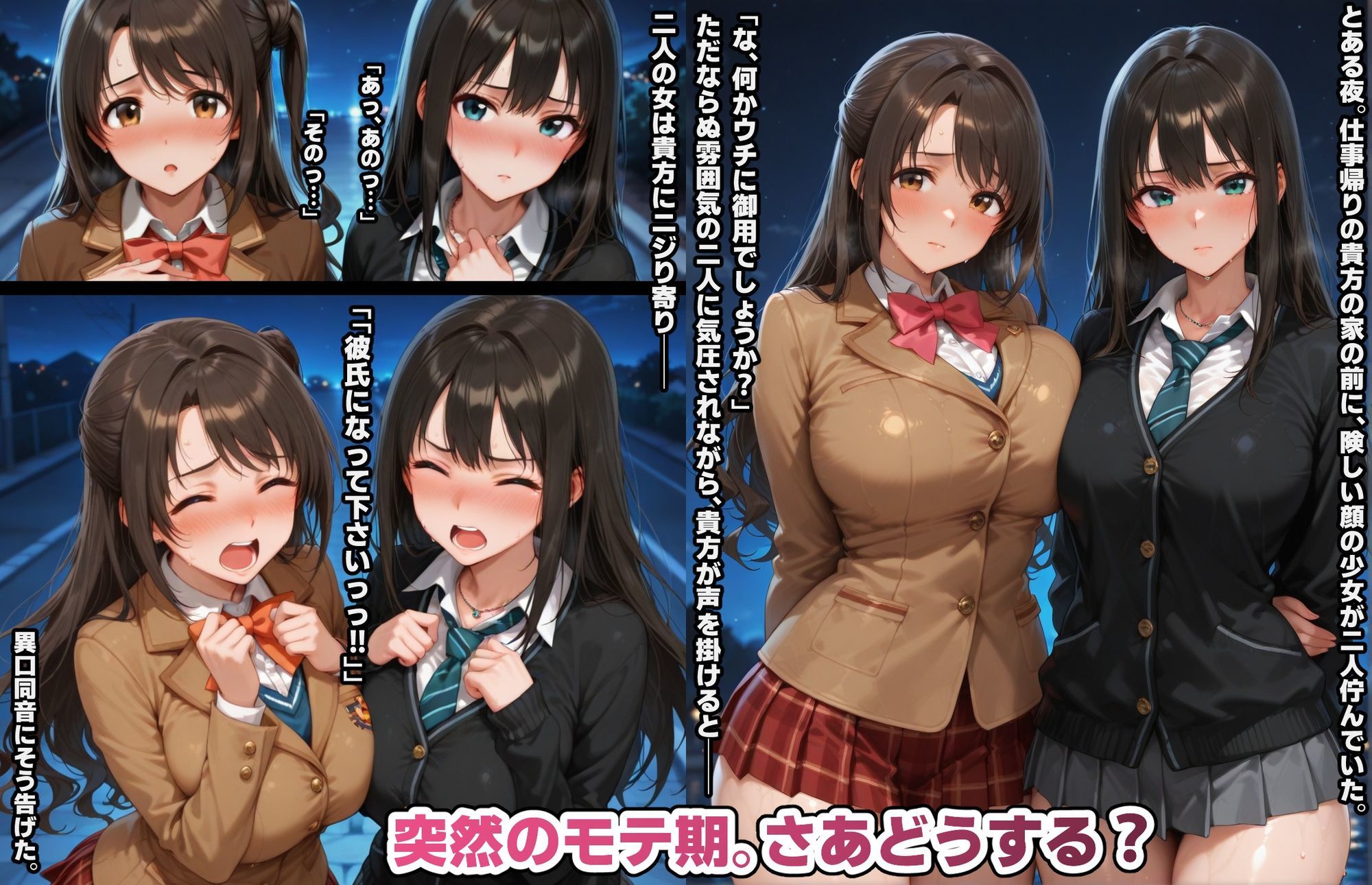 凛と卯月に同時に告られたら、どうする? 1枚目