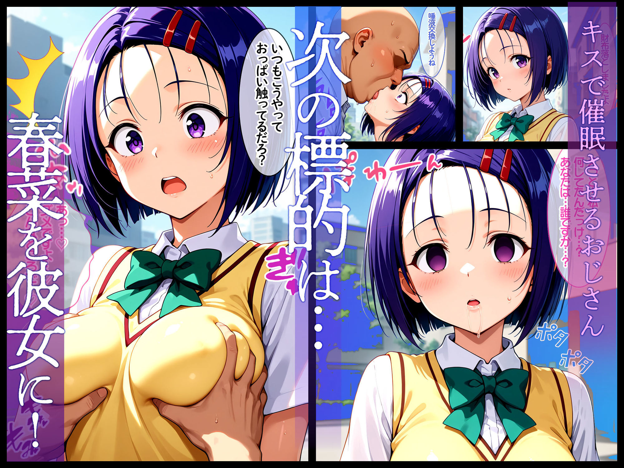 わたしの彼氏がエロ過ぎて…キスで催● 彼女をビッチ調教 〜前編〜 1枚目