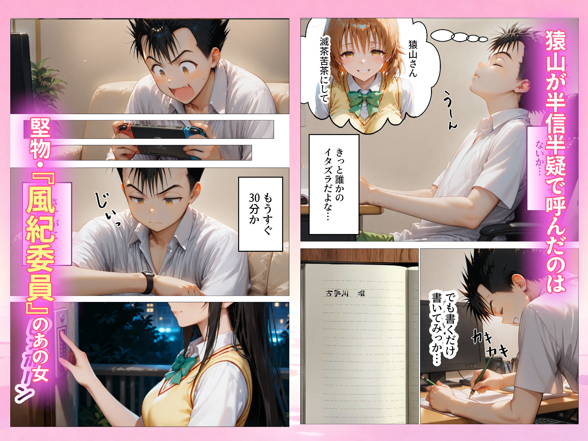 本番あり！？デリヘルノートでとらぶるハーレムをNN強奪してみた 古○川唯 西○寺春菜 籾岡里○ 7枚目