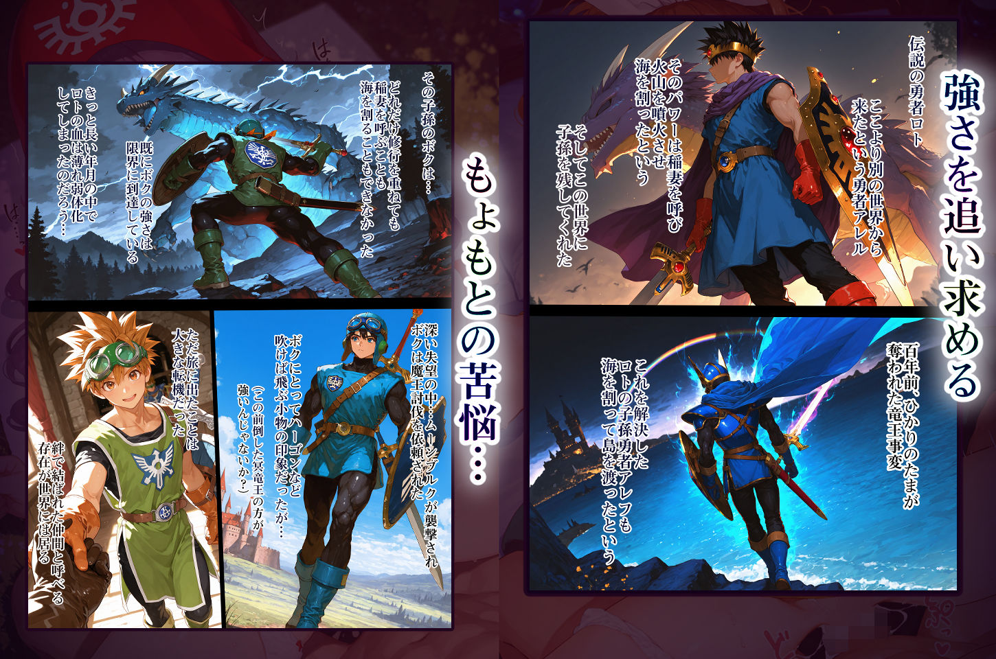 DQ2 Inbreeding of Loto’s Bloodline 旅の道中王女2人と種付け交尾の毎日 魔王が先か、孕ませが先か 2枚目