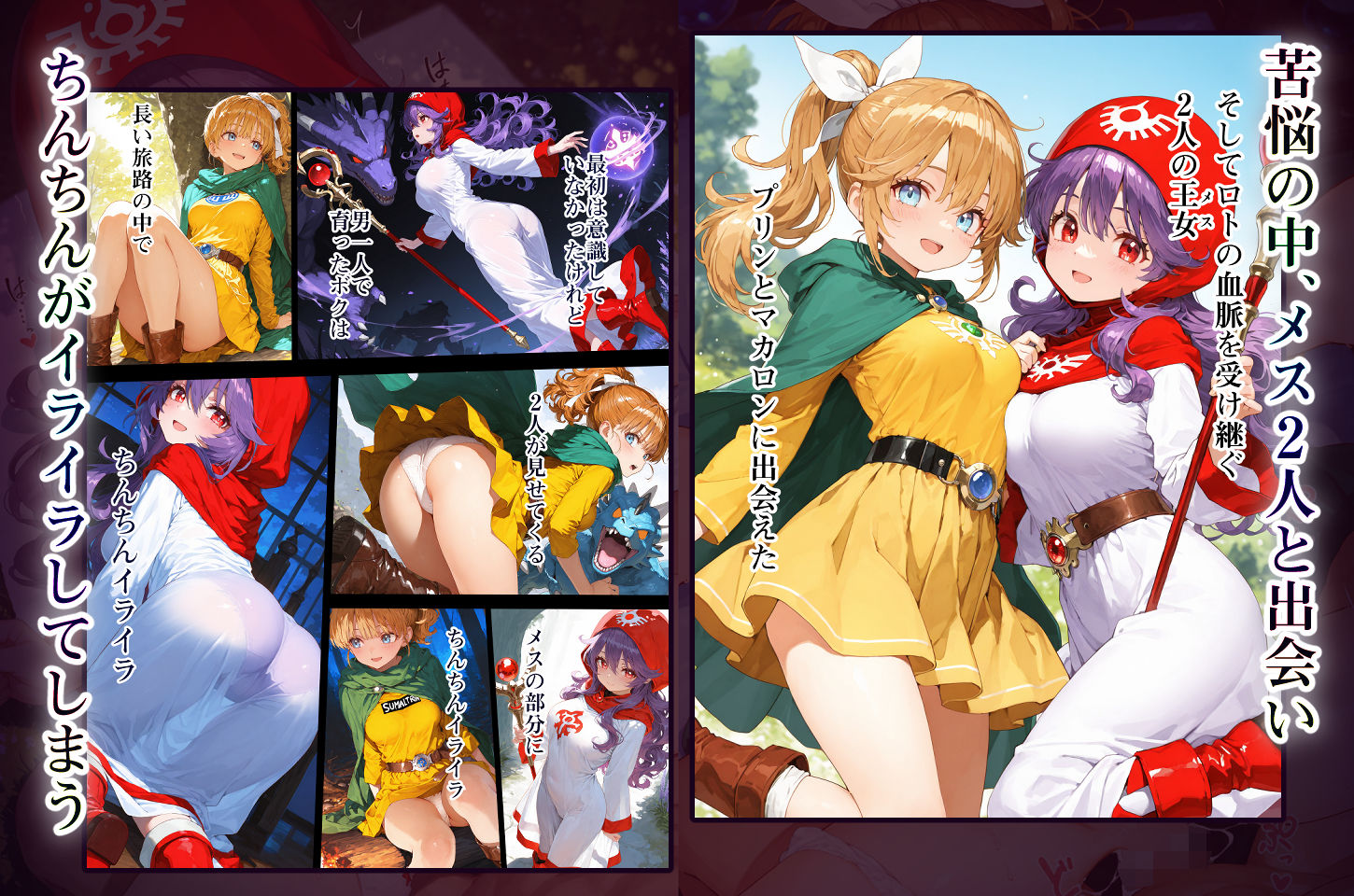 DQ2 Inbreeding of Loto’s Bloodline 旅の道中王女2人と種付け交尾の毎日 魔王が先か、孕ませが先か 3枚目